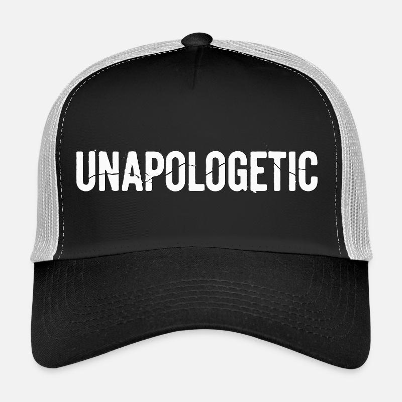 Unapologetic Authentics White Trucker Cap