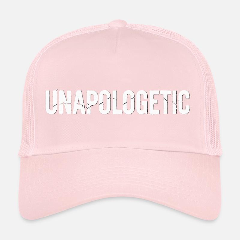 Unapologetic Authentics White Trucker Cap