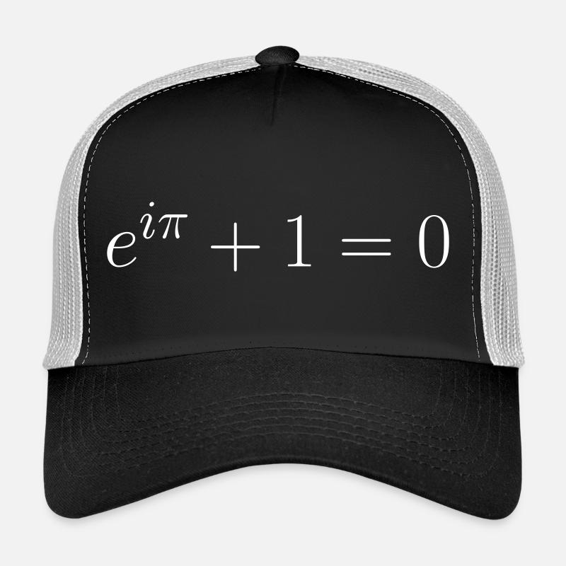 Eulersche Identität - Trucker Cap - Schwarz/Steingrau