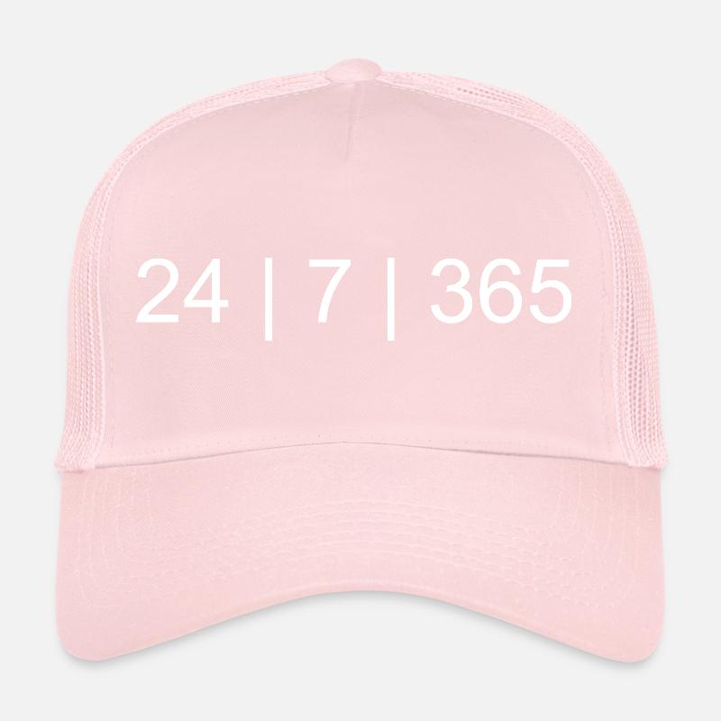 24/7/365 – Conception de style de vie toujours active Casquette trucker 