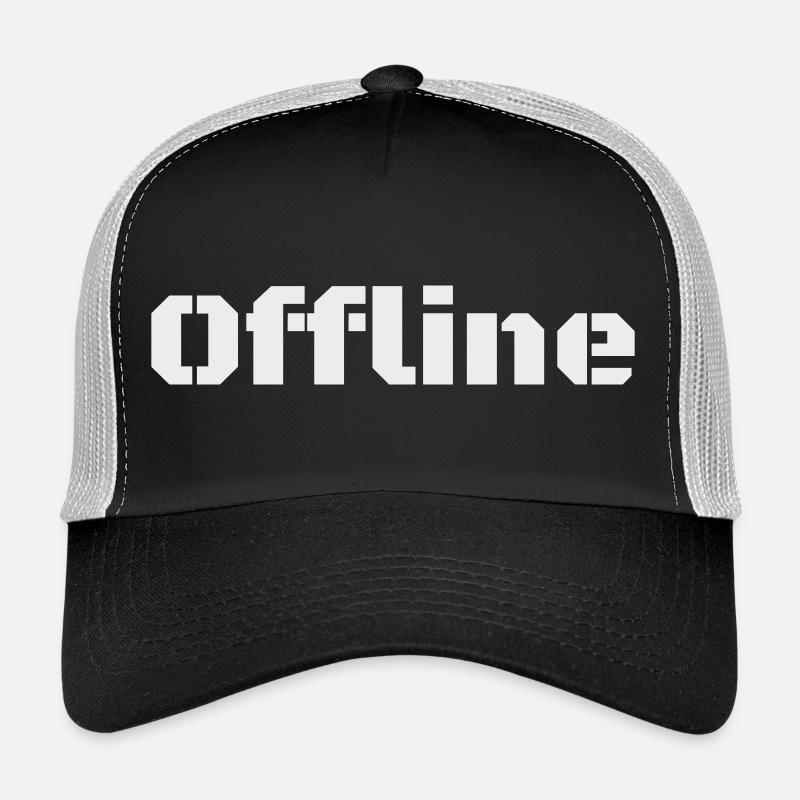 Offline - Trucker Cap - Schwarz/Steingrau
