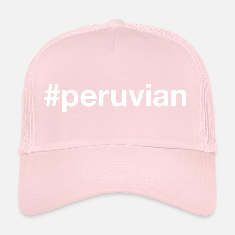 Hashtag péruvien Pérou Casquette trucker 
