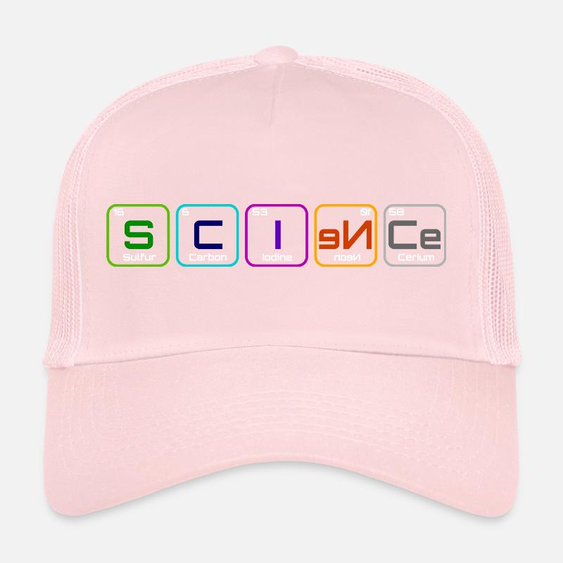 "Science" avec les élements Casquette trucker 