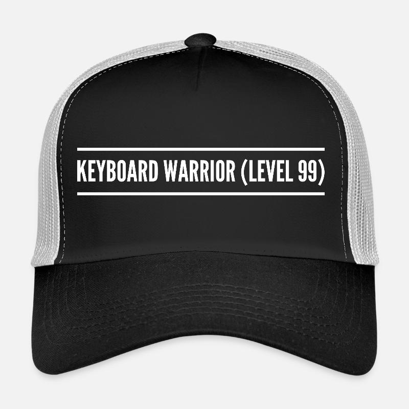 Tastenkrieger ( Stufe 99 ) - Trucker Cap - Schwarz/Steingrau