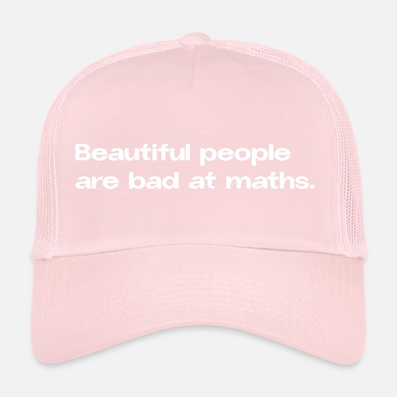 Les belles personnes sont mauvaises en maths maths Math Spruc Casquette trucker 