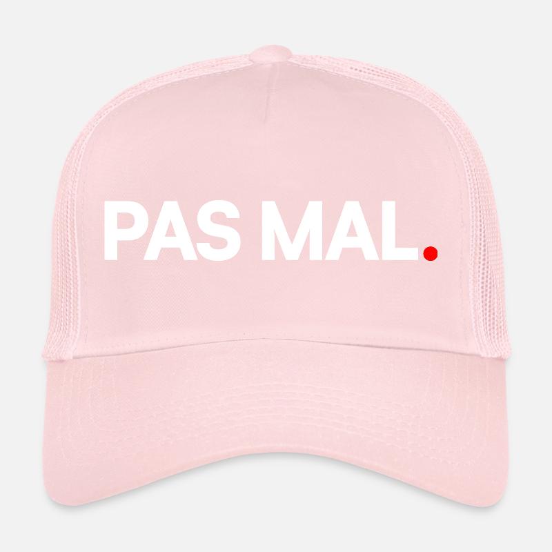PAS MAL | Expression humour minimaliste Casquette trucker 