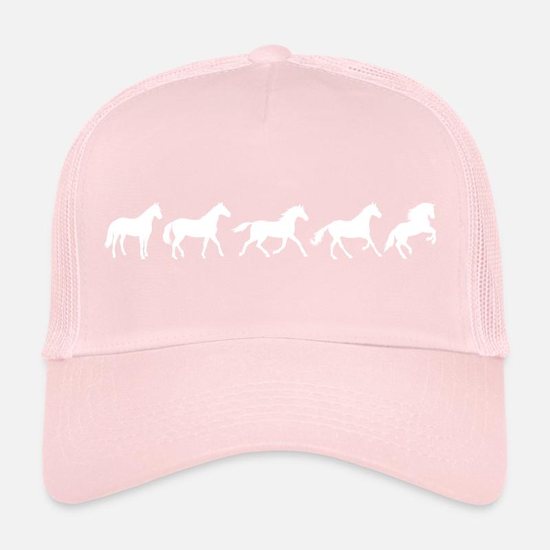 ! Evolution Pferd in Bewegung Trucker Cap