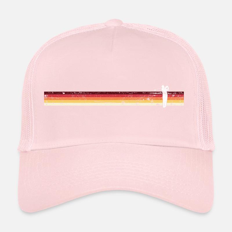 Golf Sunset Silhouette Tee Casquette trucker 