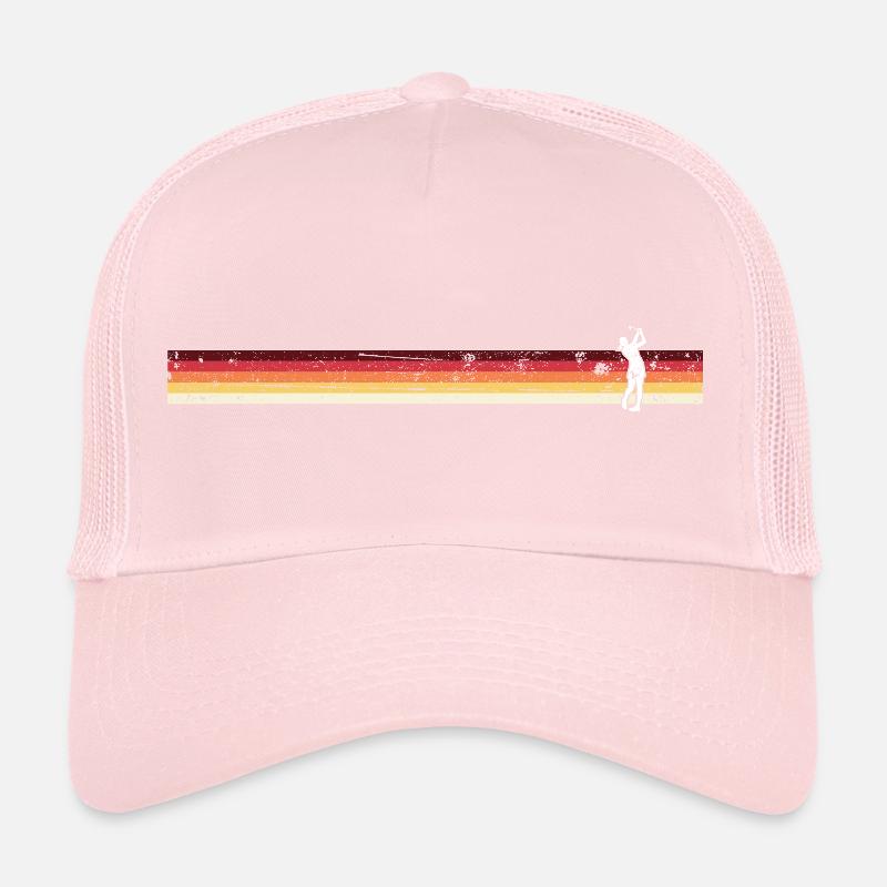 Silhouette de danse rétro au coucher du soleil Casquette trucker 