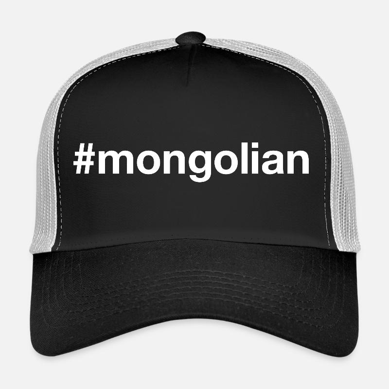 MONGOLIAN Mongolei Hashtag Trucker Cap