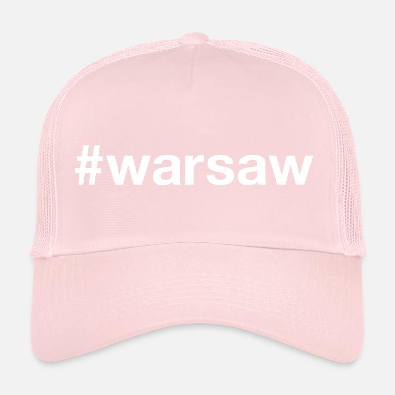 VARSOVIE Warschau Hashtag Casquette trucker 
