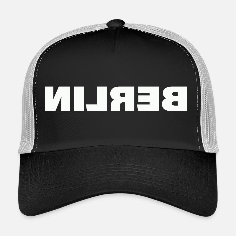 BERLIN - Trucker Cap - Schwarz/Steingrau