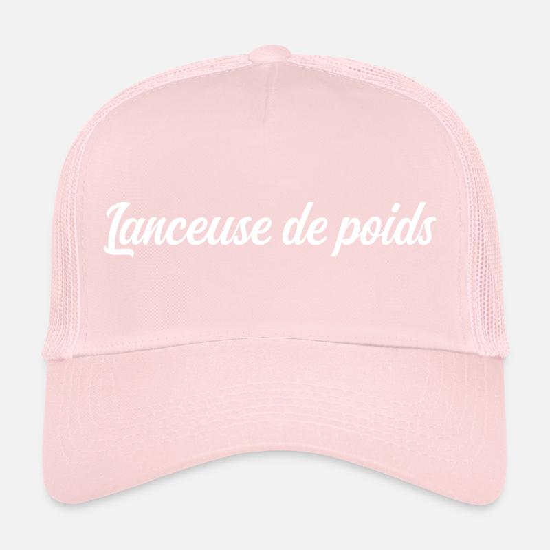 Lanceuse Poids Athlétisme Force Compétition Sport Casquette trucker 