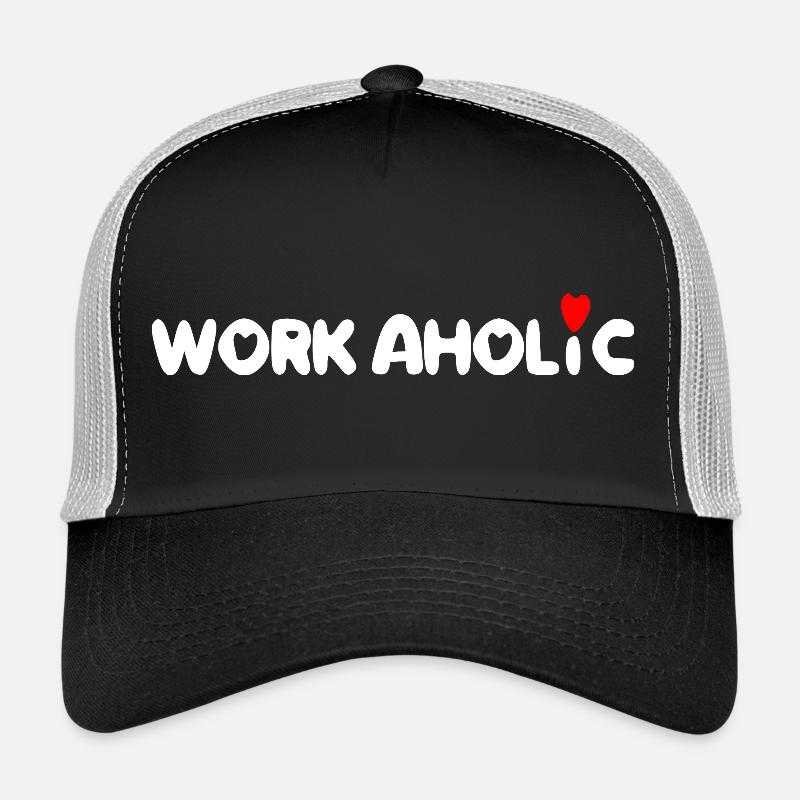 Workaholic-Arbeit von Arbeitern Trucker Cap