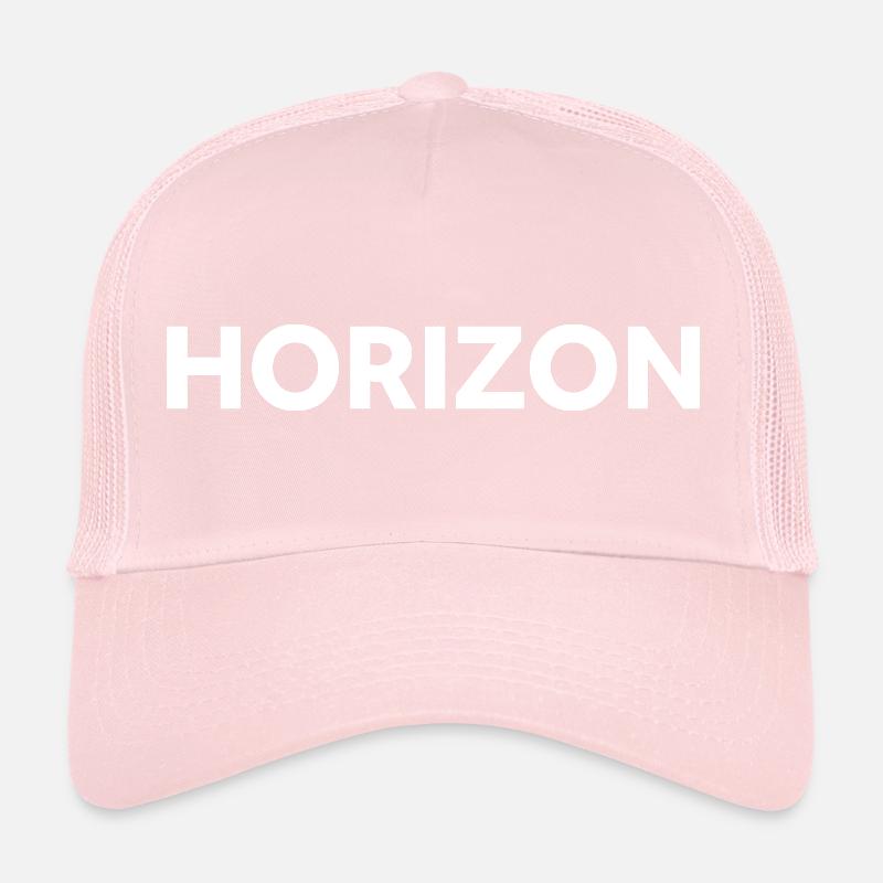 White Horizon Trucker Cap