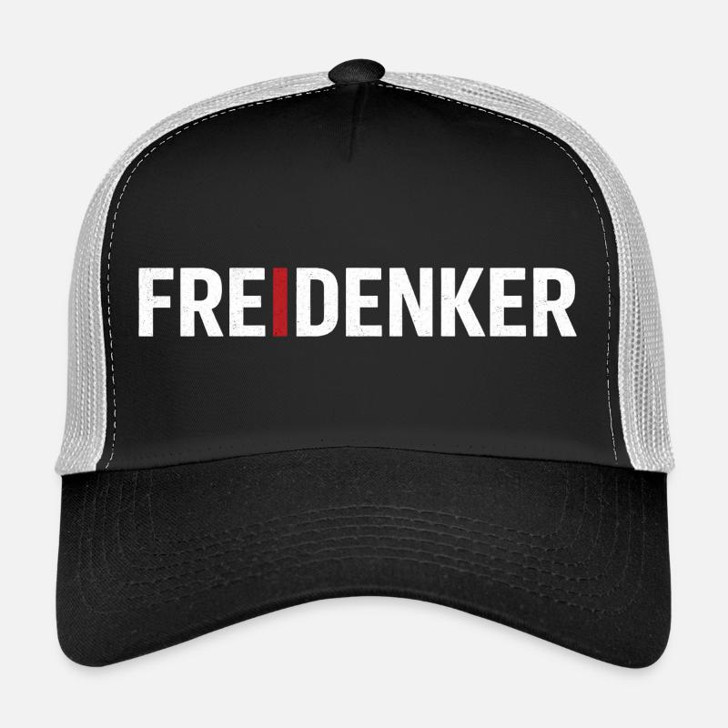 Freethinkers – Strong Typography Statement Trucker Cap