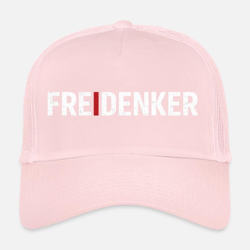Freethinkers – Strong Typography Statement Trucker Cap