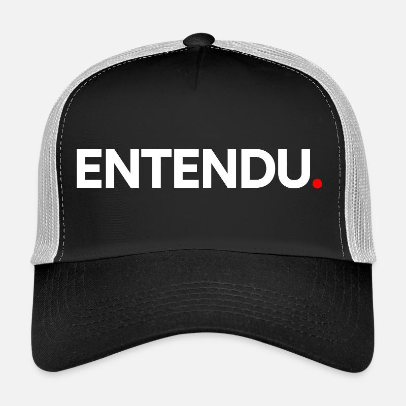 ENTENDU | Expression humour minimaliste Casquette trucker 