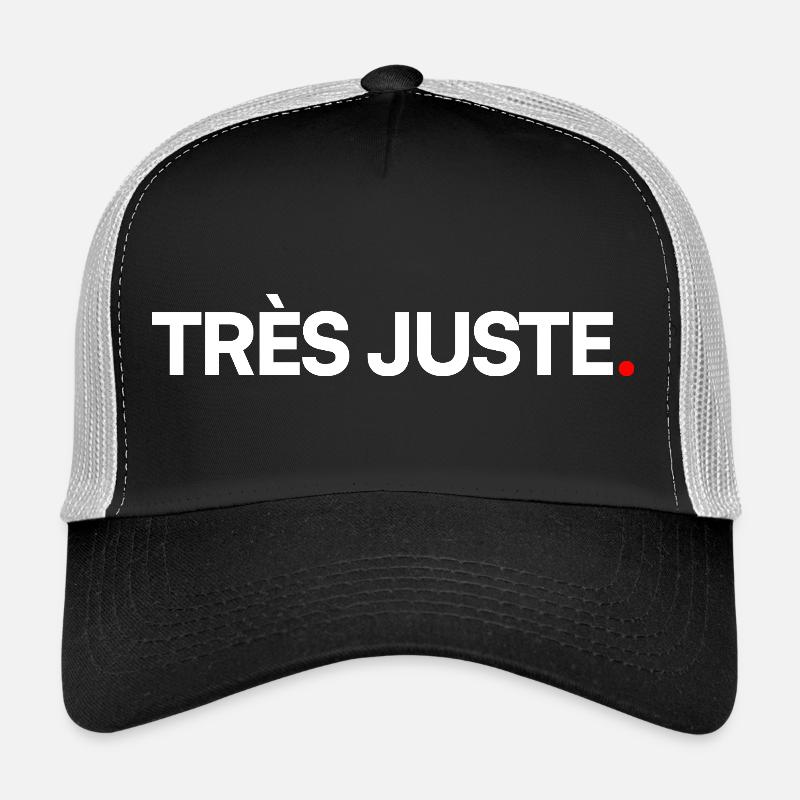 TRÈS JUSTE | Expression humour minimaliste Casquette trucker 