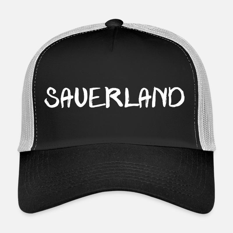 echt.SAUERLAND pur witt - Trucker Cap - Schwarz/Steingrau