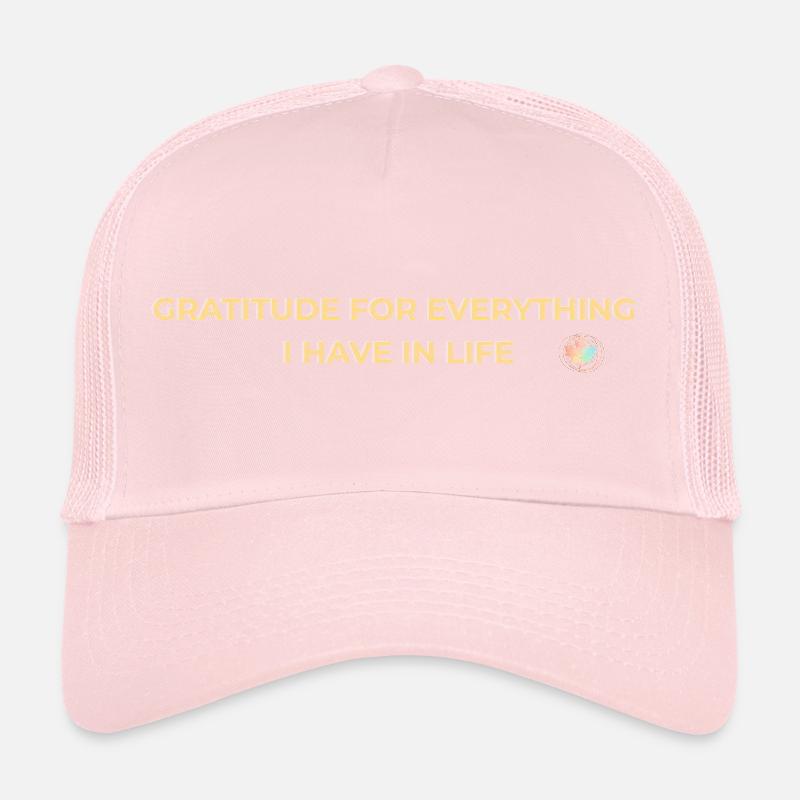 Gratitude – Gratitude et Pleine Conscience Or Casquette trucker 