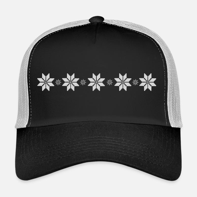 pattern - Trucker Cap - black/stone grey