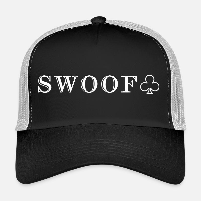 Bitte Design hochladen - Trucker Cap - Schwarz/Steingrau
