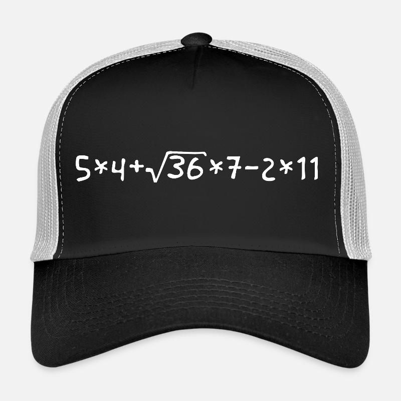 40th birthday - a mathematical formula... Trucker Cap