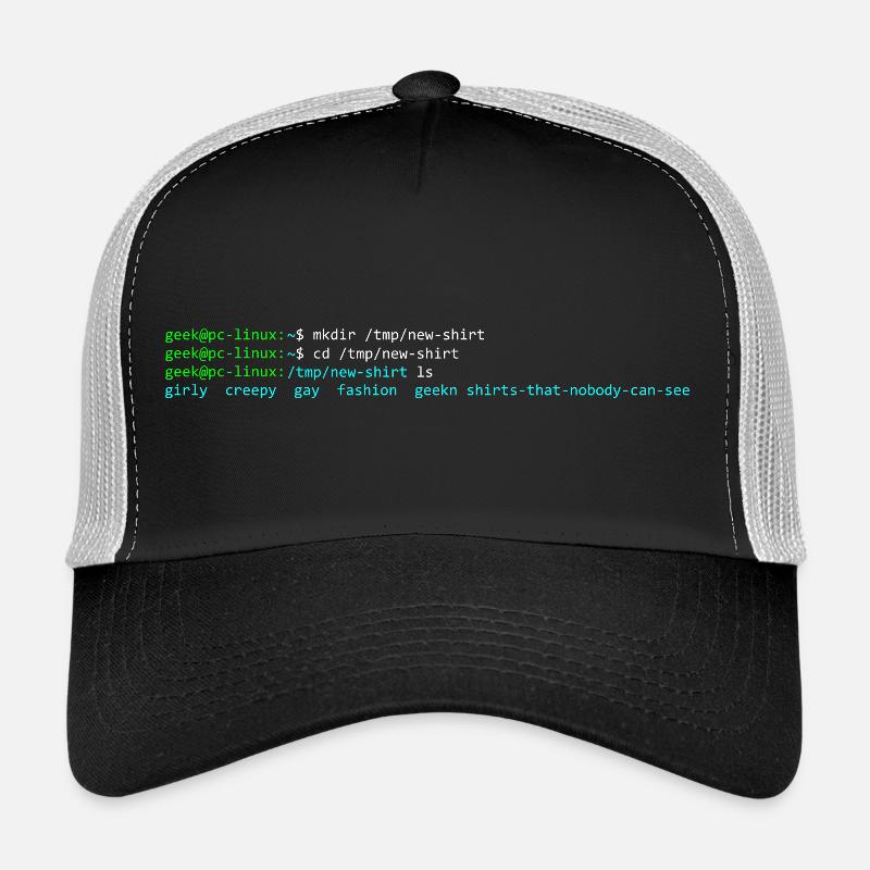 Linux-Terminal Trucker Cap
