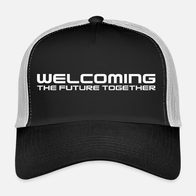 Futuristic Circuitry Abstract Design Trucker Cap