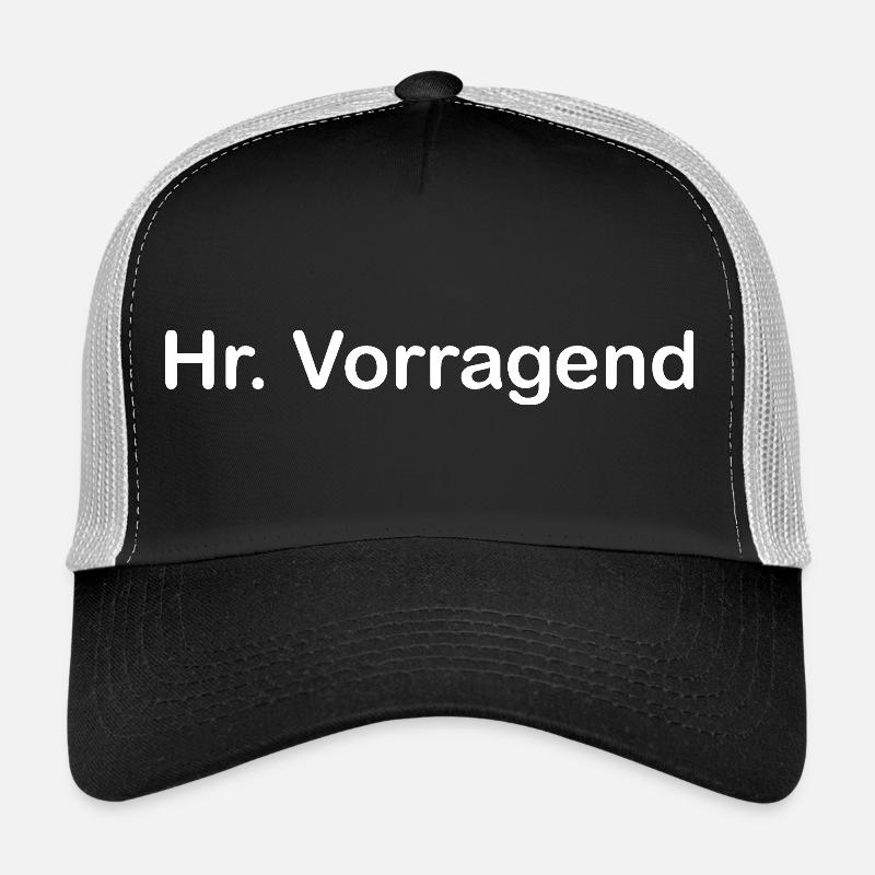 Hr. Vorragend - Trucker Cap - Schwarz/Steingrau