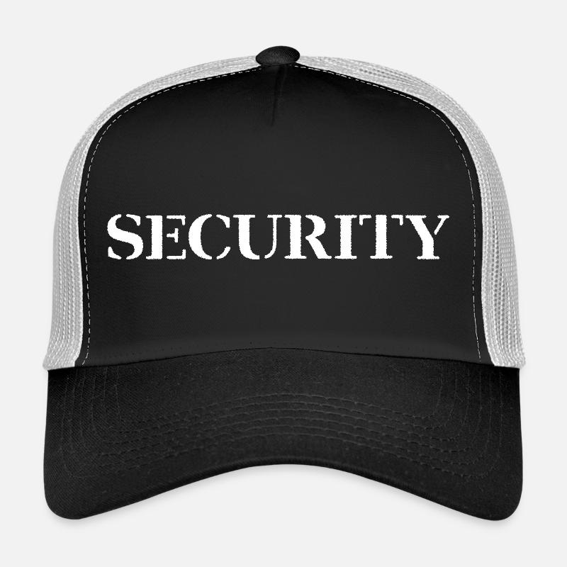 Security - Casquette trucker  - noir/gris pierre