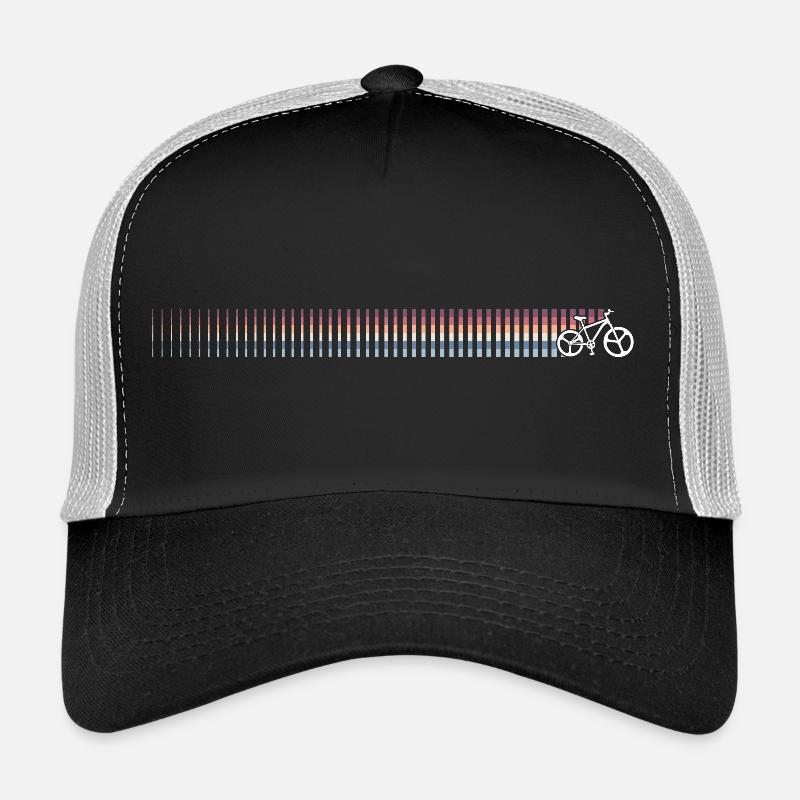 Dégradé code-barres Sunset Casquette trucker 