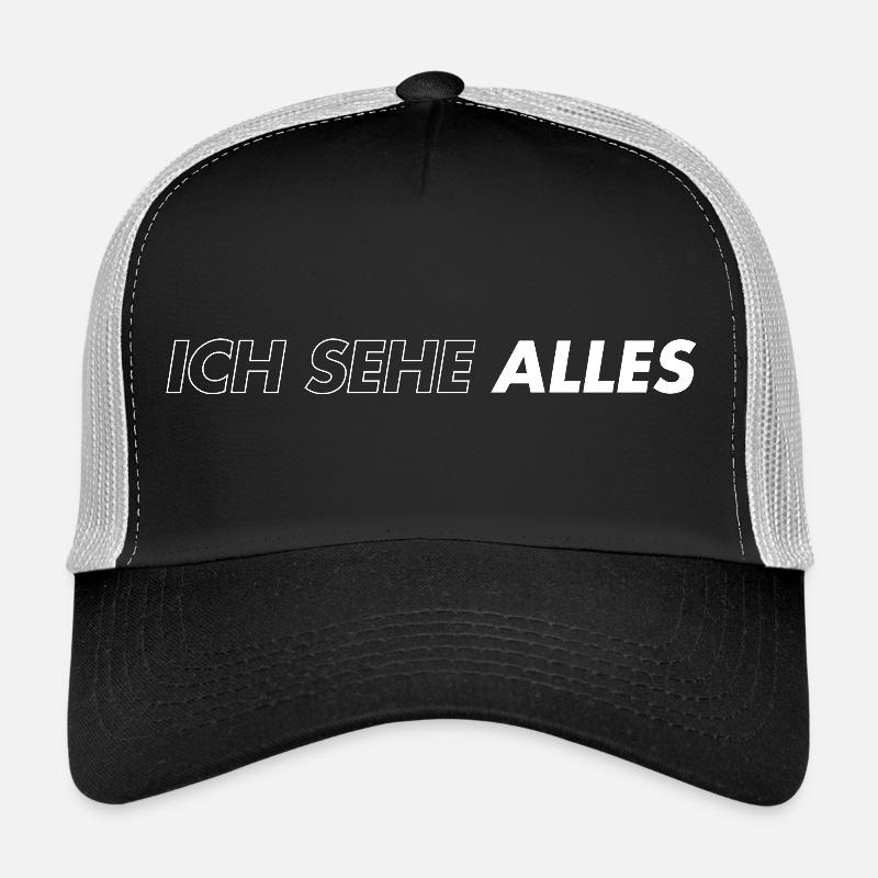Ich Sehe Alles Trucker Cap