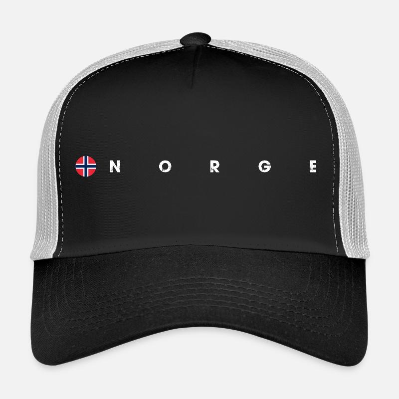 Drapeau de Norvège Casquette trucker 
