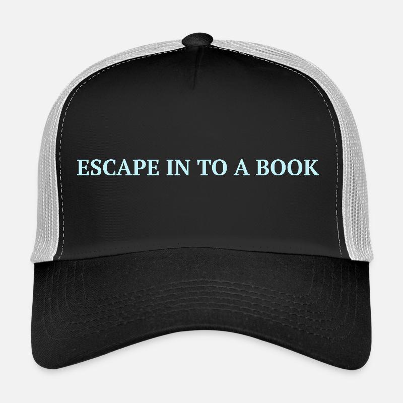 Évadez-vous dans un livre - Bleu glacier Casquette trucker 