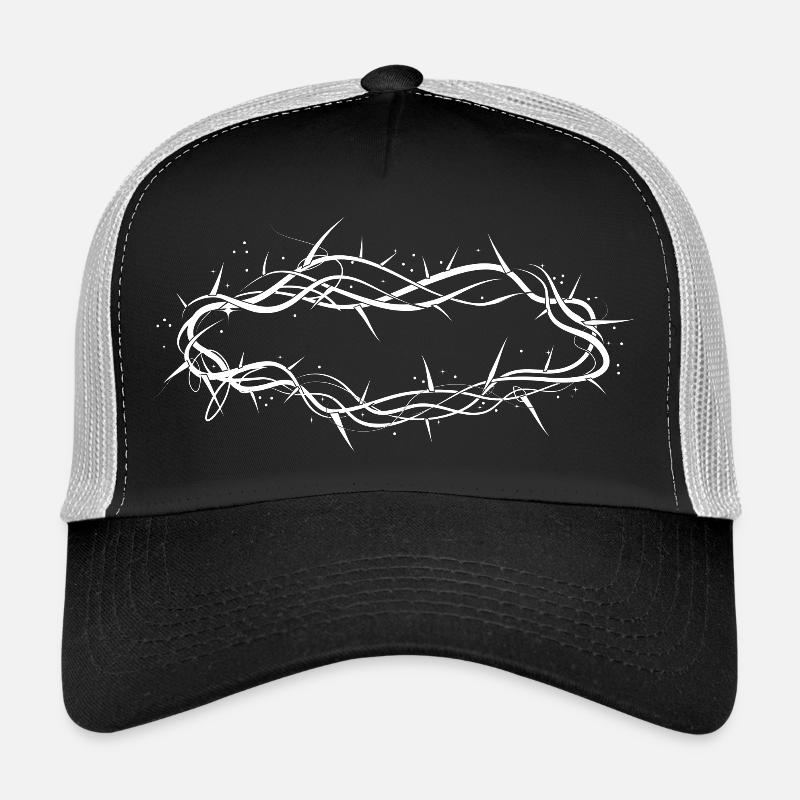 Dornenkrone - Trucker Cap - Schwarz/Steingrau