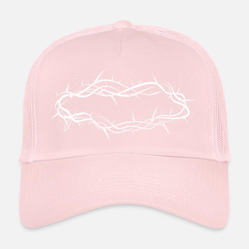 Drawing of a thorn crown Trucker Cap