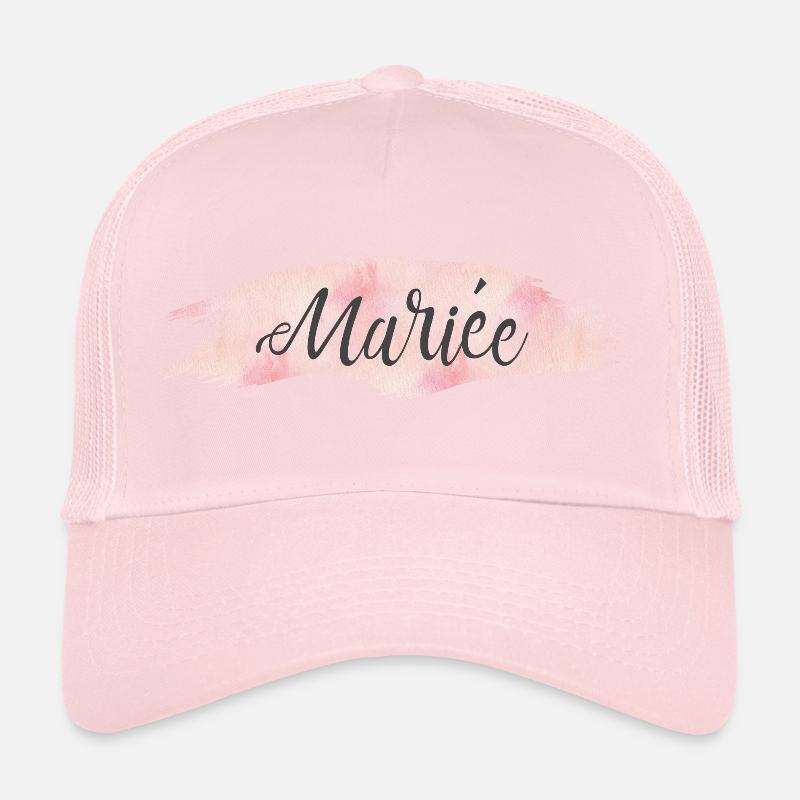 mariée Casquette trucker 