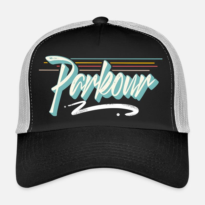 Parkour - Trucker Cap - Schwarz/Steingrau