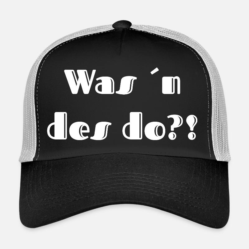die lustigsten pfälzer shirts, was´n des do Trucker Cap