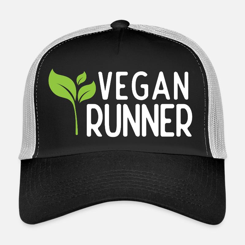 Coureur végétalien Casquette trucker 