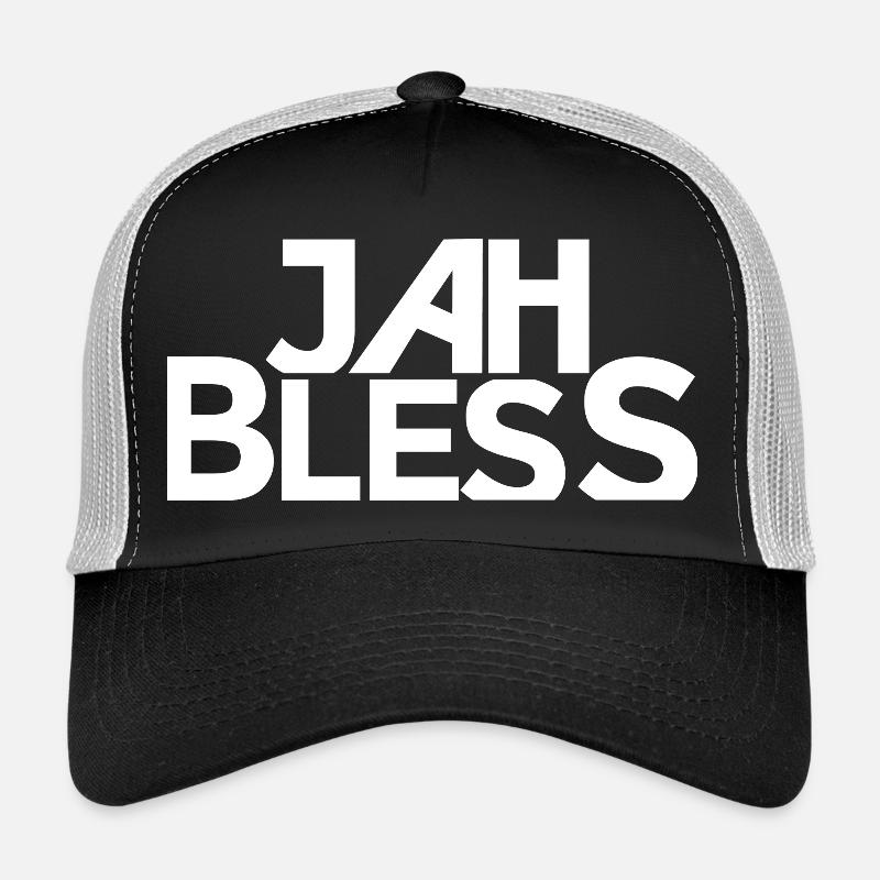 Conception de la police Jah Bless Block Casquette trucker 