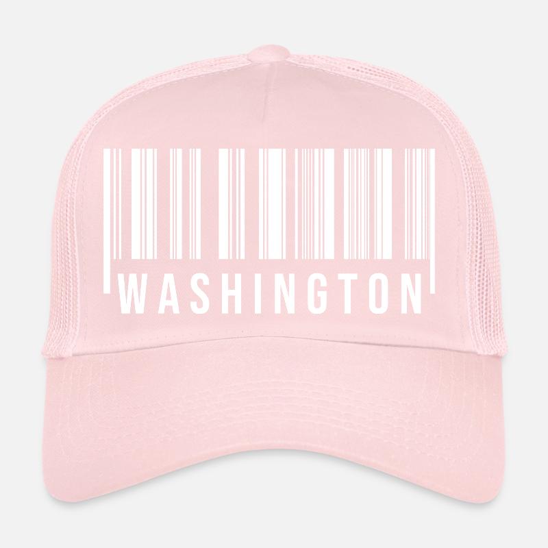 Code-barres de Washington Casquette trucker 