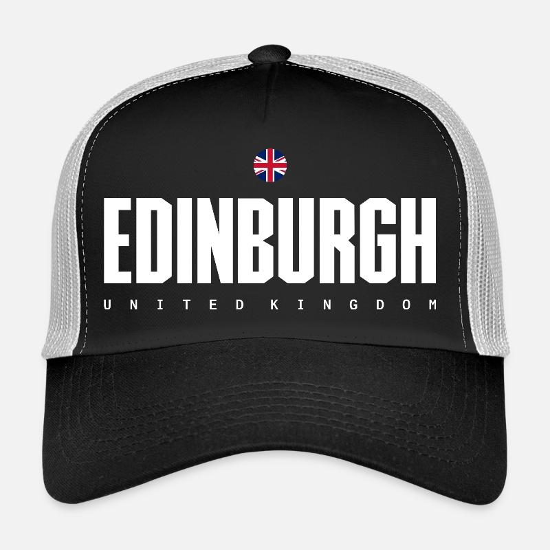 Edinburgh - Trucker Cap - black/stone grey