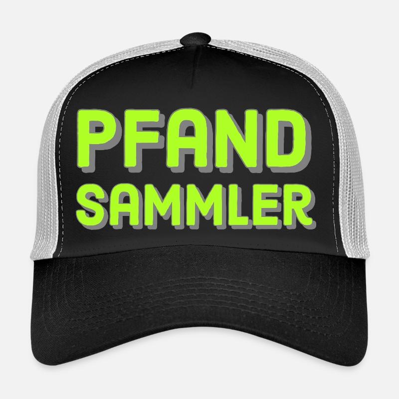 Pfandsammler - Trucker Cap - Schwarz/Steingrau