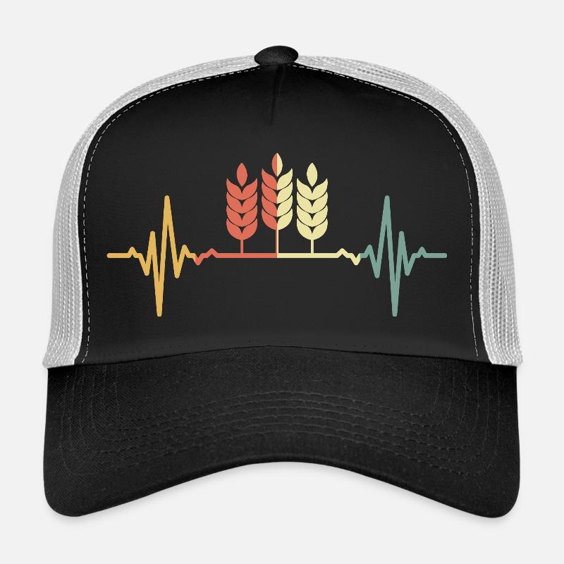 A heart beats for wheat Trucker Cap