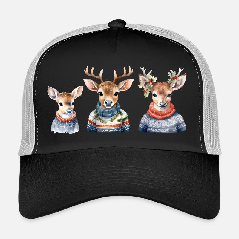 Trio de Pull de Cerf d’Hiver Casquette trucker 