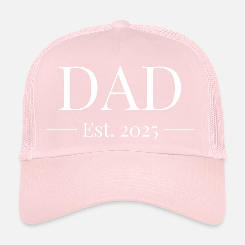 Dad Established 2025 Trucker Cap