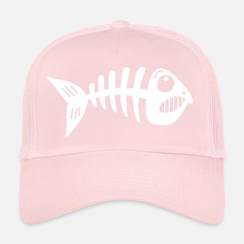 Squelette de poisson Casquette trucker 